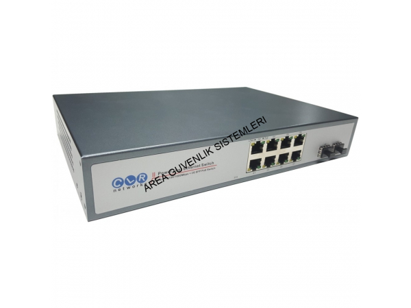 8 Port POE Gigabit  SwitchRJ45 PoE + 2 Port SFP Unmanaged 10/100/1000